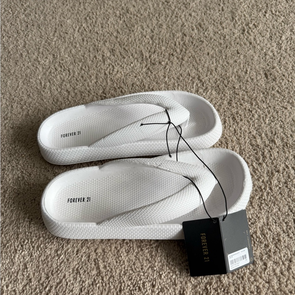 Forever 21 Classic White Sandals